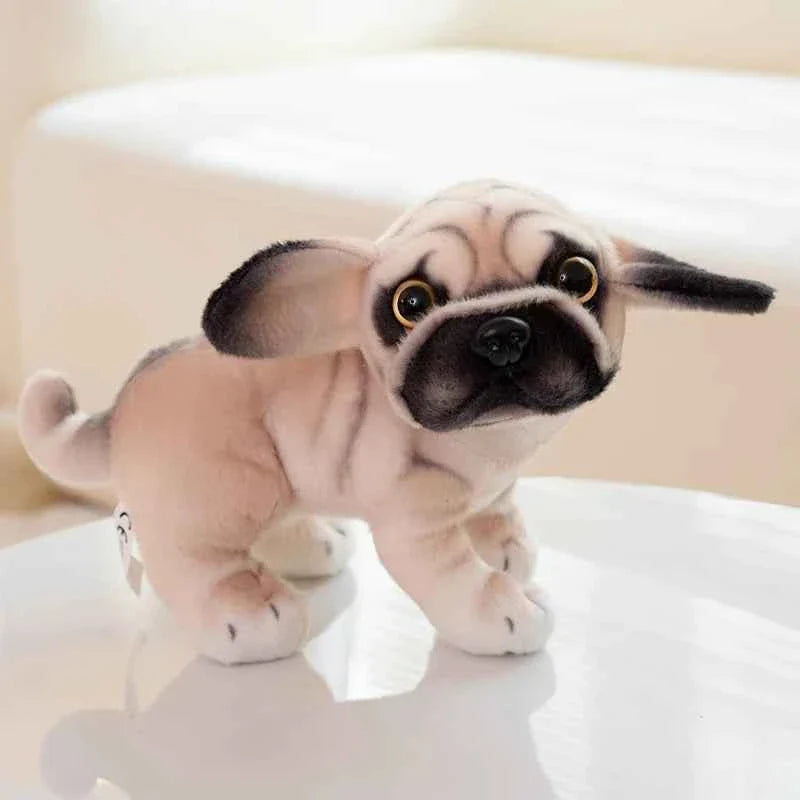 Kawaii Plush Dog Soft Toy (7.9 in) - Dalmatian/Bulldog/Chihuahua Stuffed Animal Gift