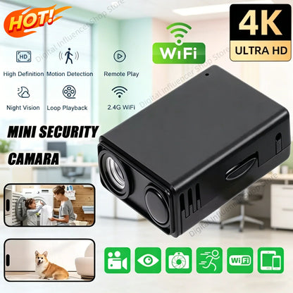 New 4K WiFi Wireless Security Camera Indoor Surveillance Monitor Motion Detection Remote View Home Security Protection Camcorder