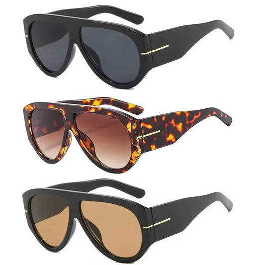 Gafas de sol Y2K con máscara de gran tamaño para mujer, visera futurista, montura grande de una pieza, estilo Steampunk, gafas Punk, lentes a prueba de viento