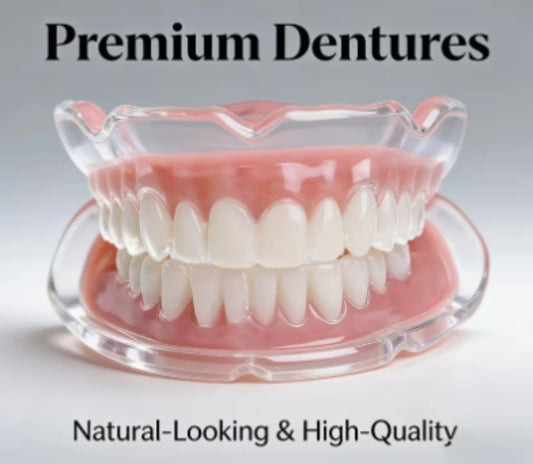 Prótesis dentales de ajuste cómodo con juego completo, dientes postizos de silicona, sonrisa natural, confianza instantánea, cuidado bucal para adultos
