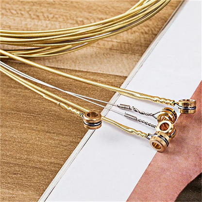 Miwayer  Acoustic Guitar Strings - High Carbon Steel Core, Rust-Resistant & Long-Lasting, Bright & Balanced Tone