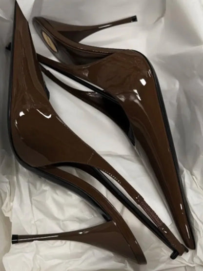 2026 Spring/Summer New Pointed Stiletto Sandals Fashionable and Sexy Party Wedding Women's High Heel Sandals