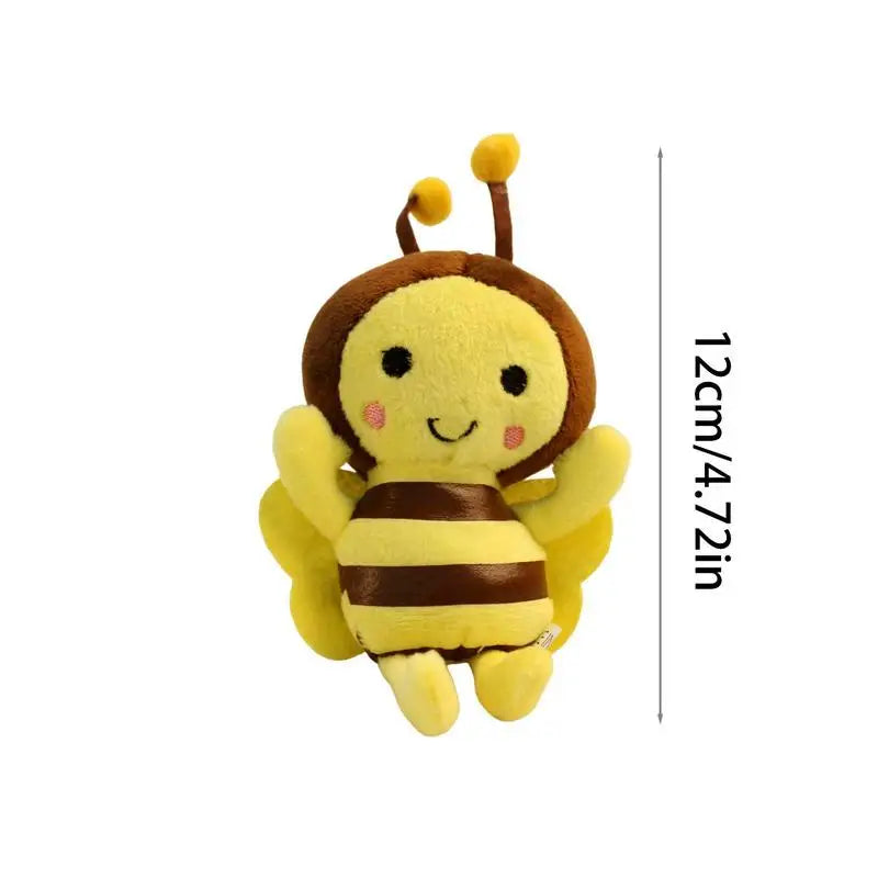 Stuffed Animal Bee Stuffed Plush Toy Bumble Bee Decorative Plushie Toys Soft Comfortable Bee Doll For Bed Bedroom Home Car