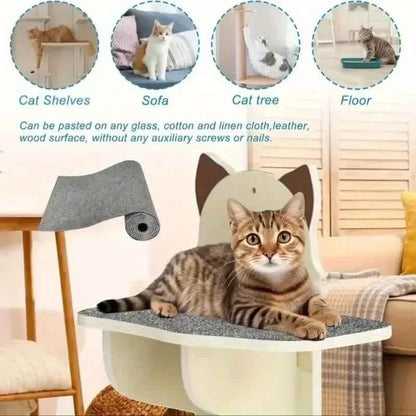 Cat Scratcher Sofa Protector 40x300cm – Self-Adhesive Trimmable Scratch Mat for Furniture Protection