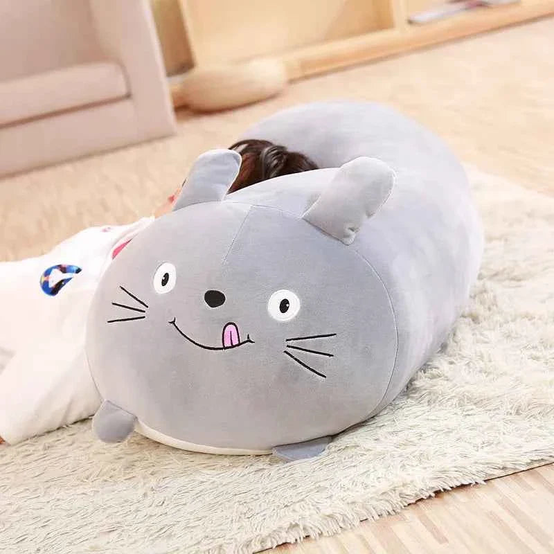 Soft Animal Corner Bio Plush Pillow (11.8-35.4 in) - Cute Dog/Cat/Unicorn Cushion Gift