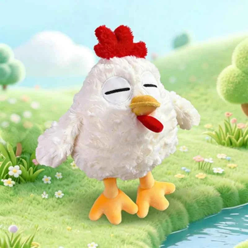 Silly Chicken Plush Toys Cute Farmyard Animal