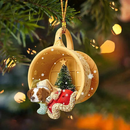 Cute Animal Christmas Tree Pendant (3.1 in) - Festival Party Ornament & Xmas Gift