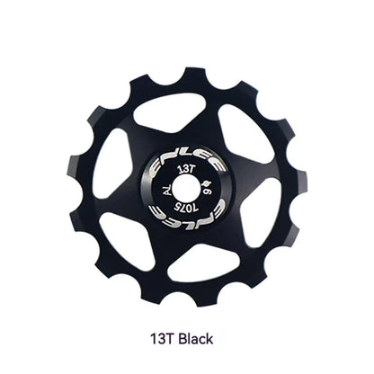 ENLEE Bike Aluminum Alloy Guide Wheel Pulley Rear Derailleur 11T 13T Guide MTB Ceramic Bearing Jockey Wheel For 4/5/6MM