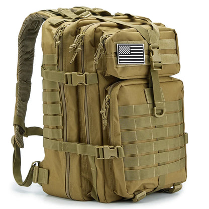 45L Man Tactical Backpacks Traveling Bags Outdoor 3P School Pack EDC Molle Pack For Trekking Hunting Bag camping equipment