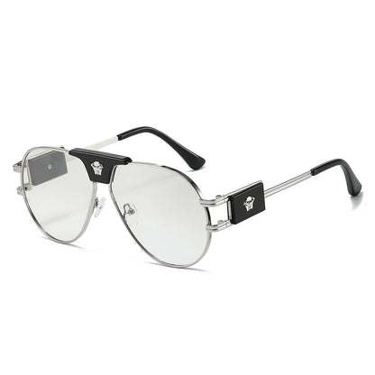 Classic Aviation Sunglasses Women Brand Designer Cattle Head Decoration Brand Designer Pilot Sun Glasses UV400