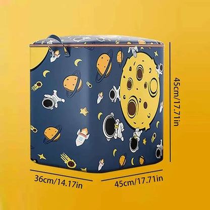 Clothes Storage Bins Cute Teddy Bear Quilt Storage Bag Box