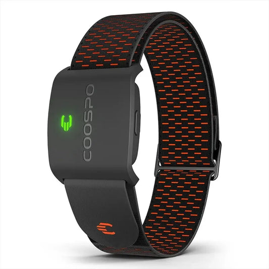 Monitor de frecuencia cardíaca de brazalete COOSPO HW9 con zonas de FC/calorías, sensor HRM para fitness, ciclismo BLE5.0 ANT+ para Peloton, Zwift, Wahoo