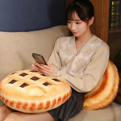45cm (17.7") Cookie Plush Pillow – Cute Biscuit Cushion Soft Funny Sofa & Bed Decor Toy