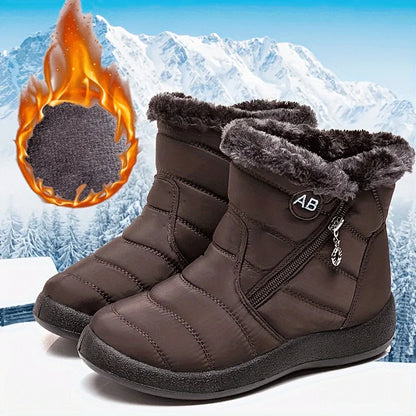 Women's shoes Solid-color warm mid-calf cotton boots women's Winter shoes Cotton boots cheap shoes clearance free shipping