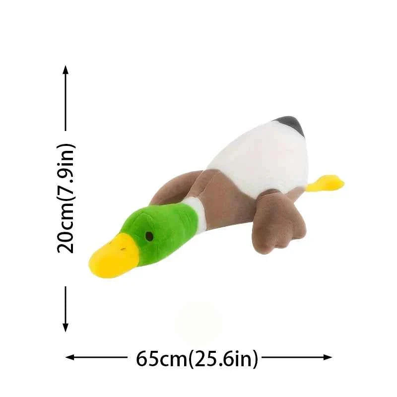 Cute Duck Plush Toy Pillow – Fluffy Soft Goose Stuffed Animal for Sleep & Home Decor