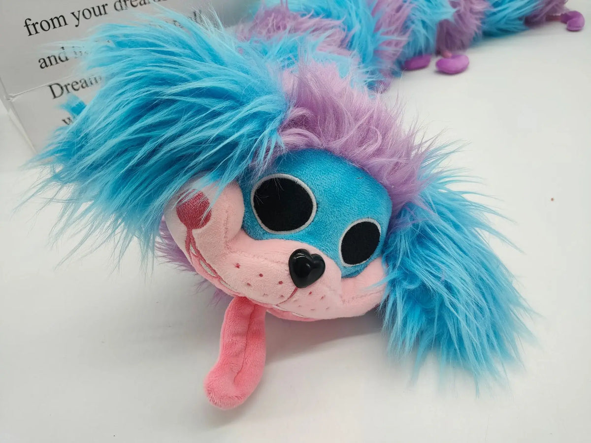 Creative Animal Soft Plush Doll Kids Cartoon Caterpillar Stuffed Plush Toys  Blue Purple Stuffed Animal Children Bedroom Decor