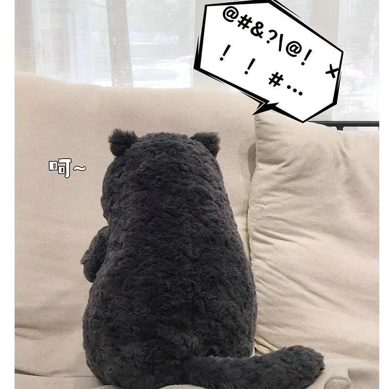 Kawaii Fat Cat Plush Toy – Soft Stuffed Animal Pillow