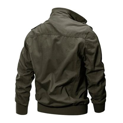 New Workwear Pilot Spring Autumn Coats Men's Jackets Military Tactical Multi Pocket Tops Men's Clothing