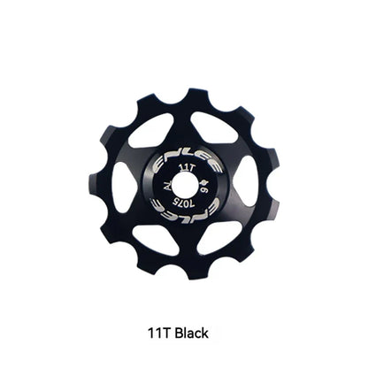 ENLEE Bike Aluminum Alloy Guide Wheel Pulley Rear Derailleur 11T 13T Guide MTB Ceramic Bearing Jockey Wheel For 4/5/6MM