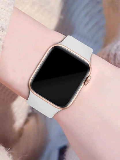 Soft Silicone Waterproof Sports Watch Band Compatible With 38mm, 40mm, 41mm, 42mm, 44mm, 45mm, 49mm Watches, Suitable For Series 11, 10, 9, Ultra, 8, 7, 6, 5, 4, 3, 2, 1, SE, Available For Both Men And Women