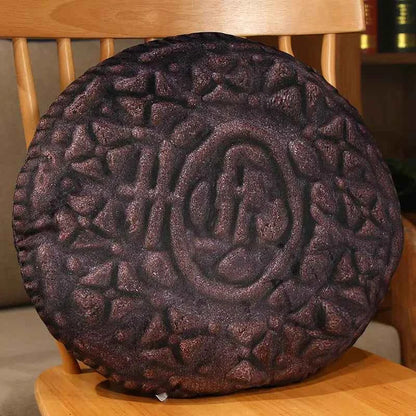 45cm (17.7") Cookie Plush Pillow – Cute Biscuit Cushion Soft Funny Sofa & Bed Decor Toy