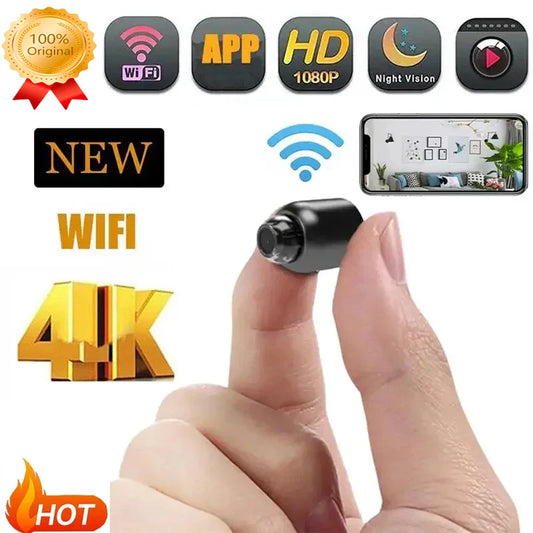 NUEVA Cámara IP de Vigilancia HD, Mini Cámara WiFi Inalámbrica 1080P con Visión Nocturna, Grabadora de Video, Detección de Movimiento, para Seguridad de Bebés y Mascotas