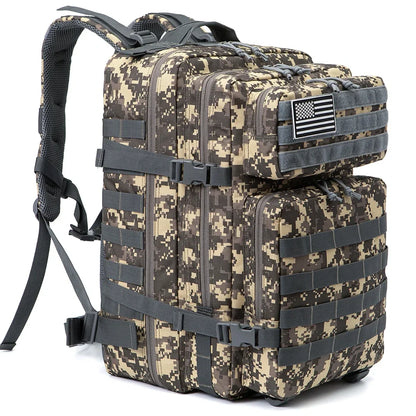 Tactical Backpacks Outdoor 45L Large Capacity Man 3 Days Molle Hking Bags For Outdoor Trekking Camping Backpack