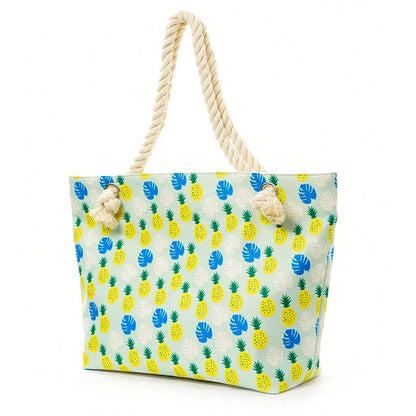 Boho Style Geometry Large Capacity Women Handbags Multifunctional Handbags Shoulder Tote Bags Swimming Storage Bag Beach Bag