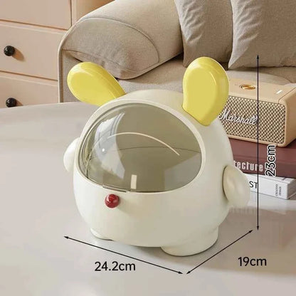 Kawaii Korean Storage Rack Desktop Rabbit Storage Box Desk