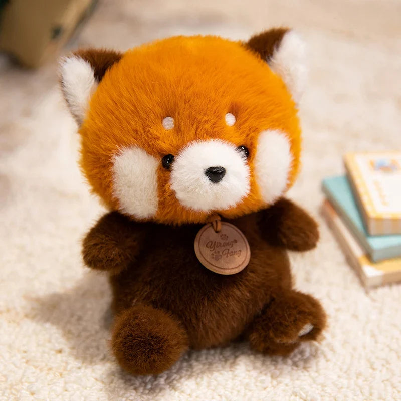 Cute Sitting Animals Red Panda Fox Sloth Cat Plush Toys Soft Plush Dolls Stuffed Capybara Pig Plushie Baby Toys Gifts for Kids