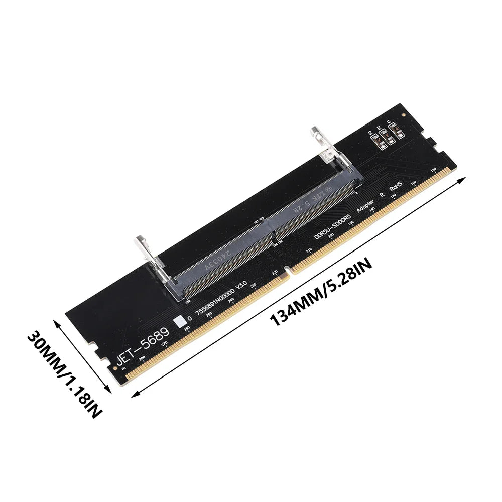 DDR3 DDR4 DDR5 Laptop to Desktop Memory Adapter Card SO-DIMM To PC DIMM Card Mini Memory Stick RAM Connector Adapter