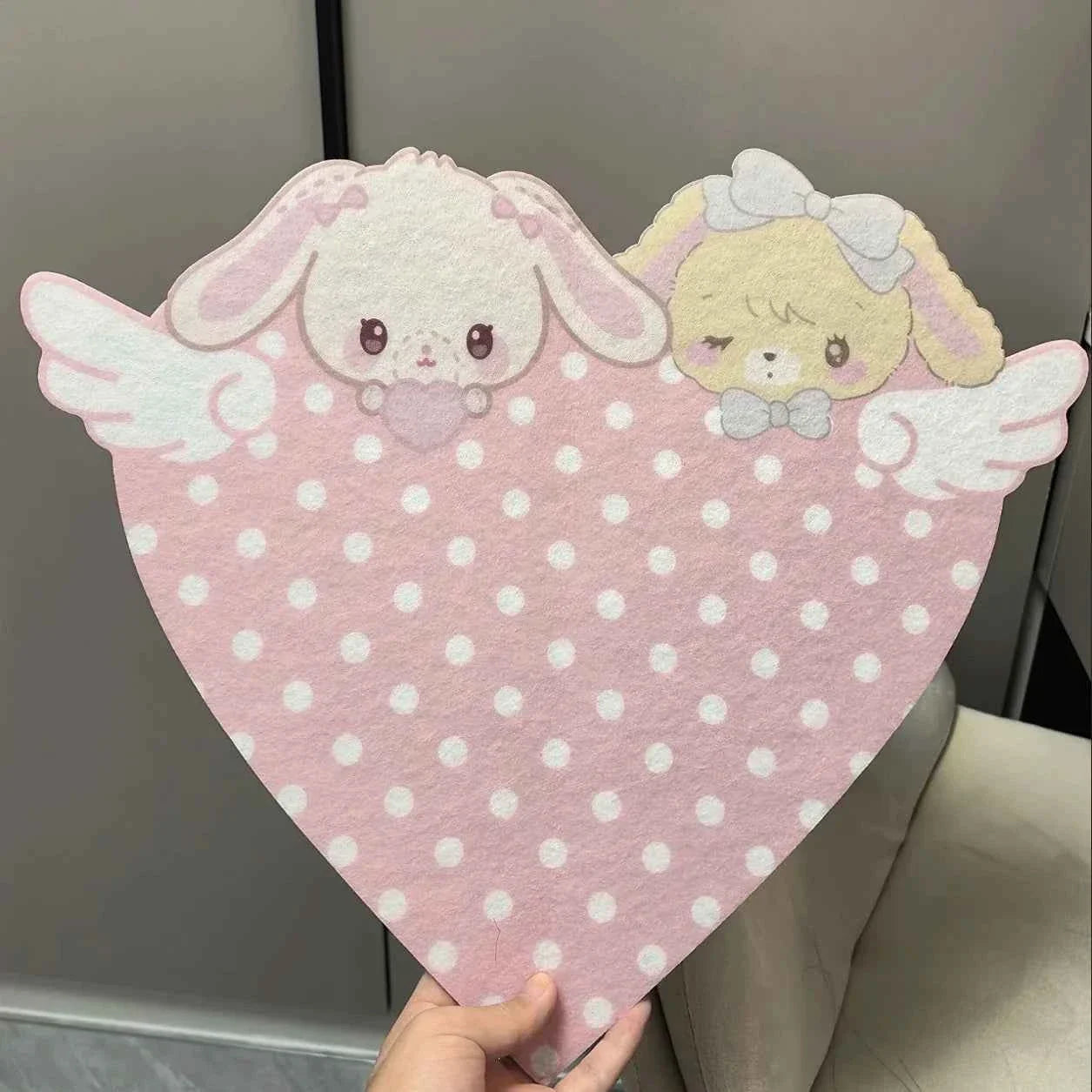 New Cute Cartoon Bunny Felt Decoration Cork Board Wall Wall