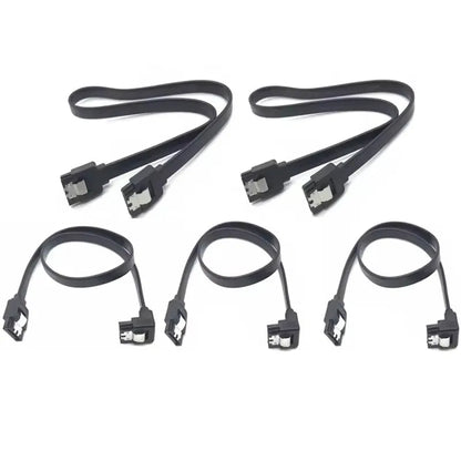 1-10PCS 50CM SATA 3.0 Data Cable High-speed Sata III Cable Adapter Connection Converter For SATA HDD SSD CD Drive Writer Desktop