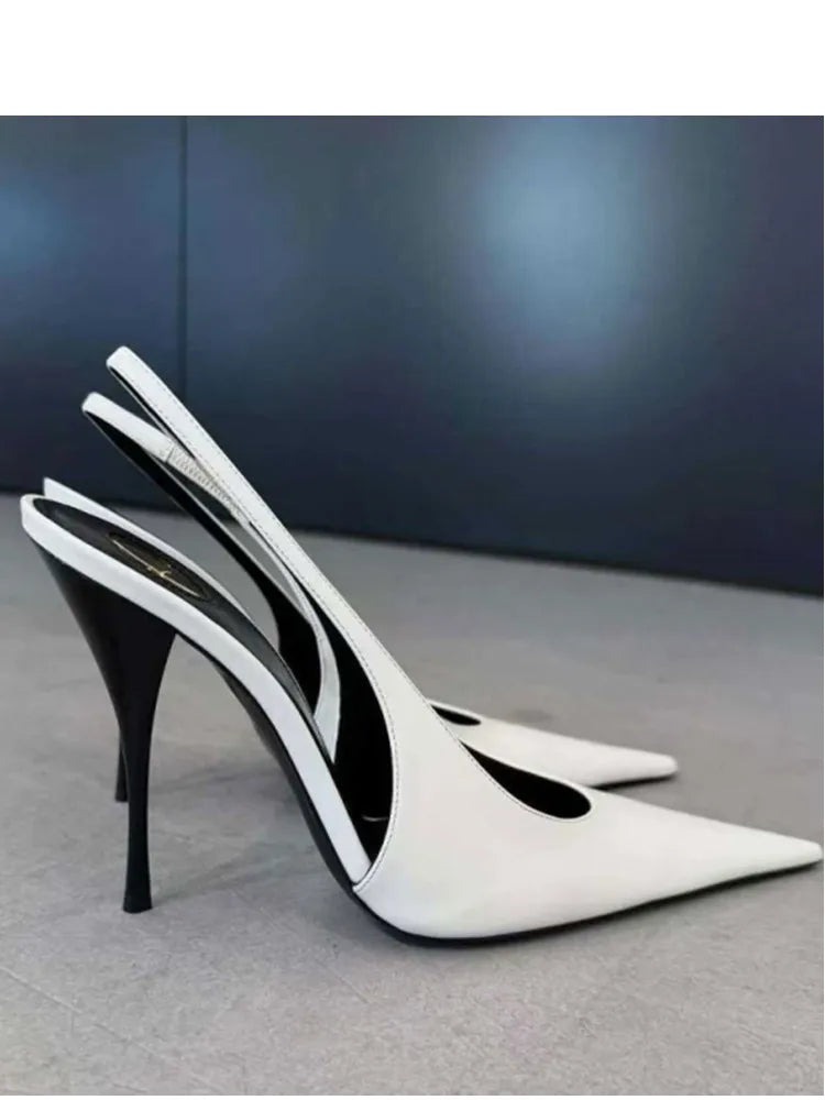 2026 Spring/Summer New Pointed Stiletto Sandals Fashionable and Sexy Party Wedding Women's High Heel Sandals