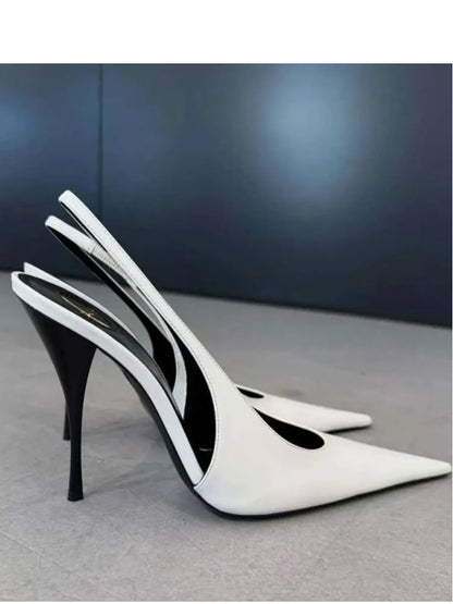 2026 Spring/Summer New Pointed Stiletto Sandals Fashionable and Sexy Party Wedding Women's High Heel Sandals