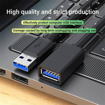 5Gbps Male to Female USB 3.0 Extension Cable USB3.0 Extender Data Cord For PC PS3 Laptop to U Disk Smart TV USB Extension Cable