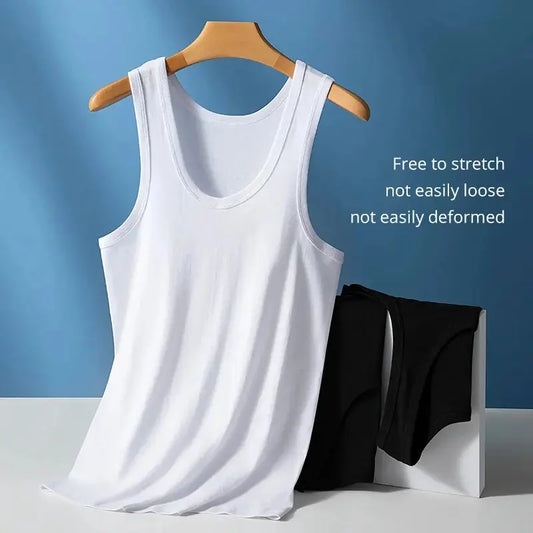 1/3 Paquete Cuatro Estaciones Chaleco Joker de Algodón para Hombre Adolescentes Ajuste Sencillo Deportes Fitness Camiseta Casual Sin Mangas para Mediana Edad