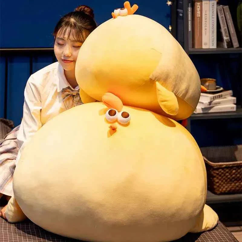 Squishy Yellow Chick Plush Doll (11.8-27.6 in) - Soft Chicken Elastic Pillow Gift