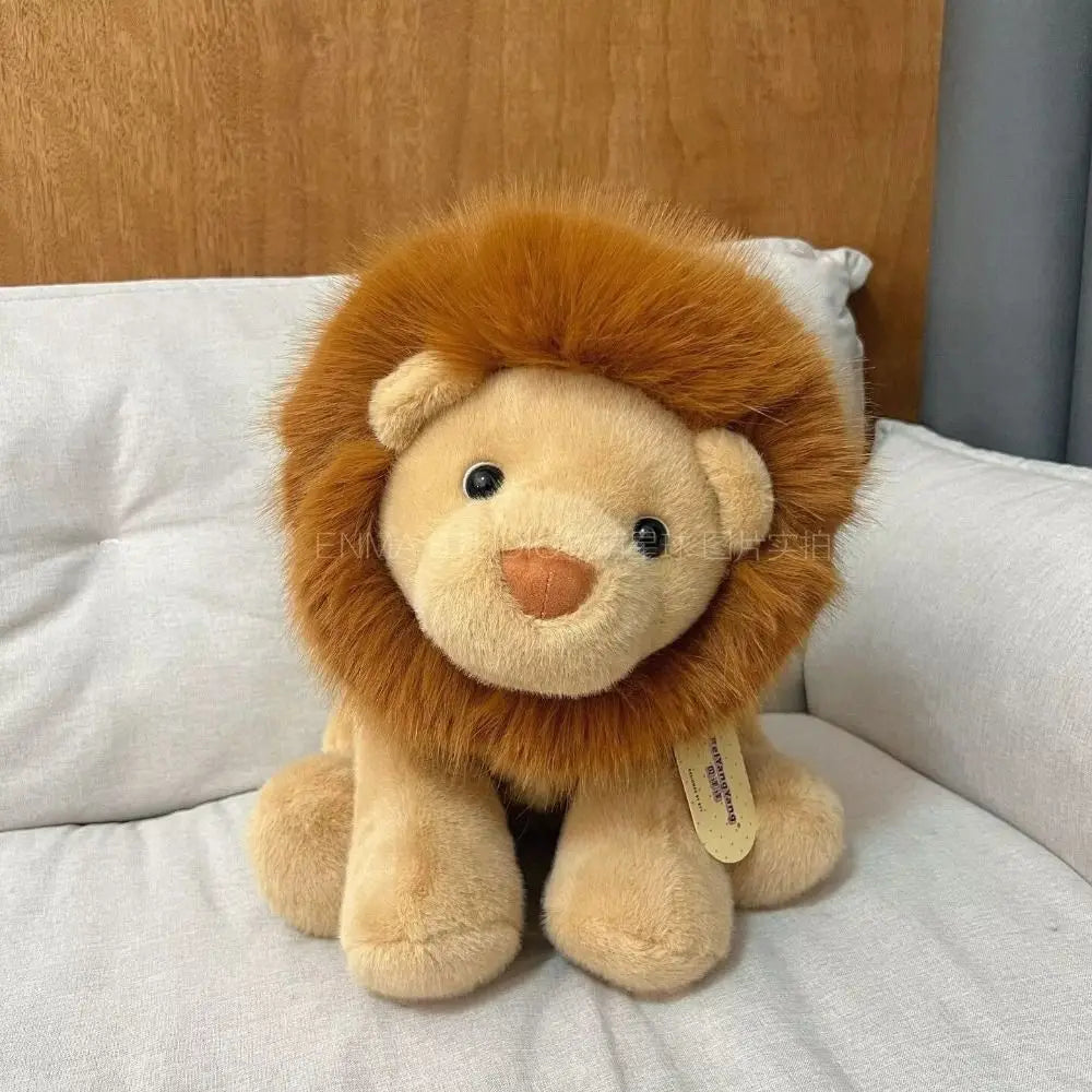 Creative Gift Soft Lion Stuffed Animal Plush Pillow Cute 15.8inch Stuffed Animals Plush Emotional Support Stuffed Toys