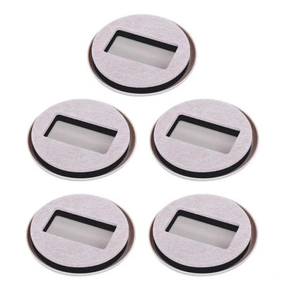 5pcs Office Chair Wheel Stopper Furniture Parts Caster Cup Prevents Scratches Wood Floor Carpet for Roller Feet Anti-slip Mat