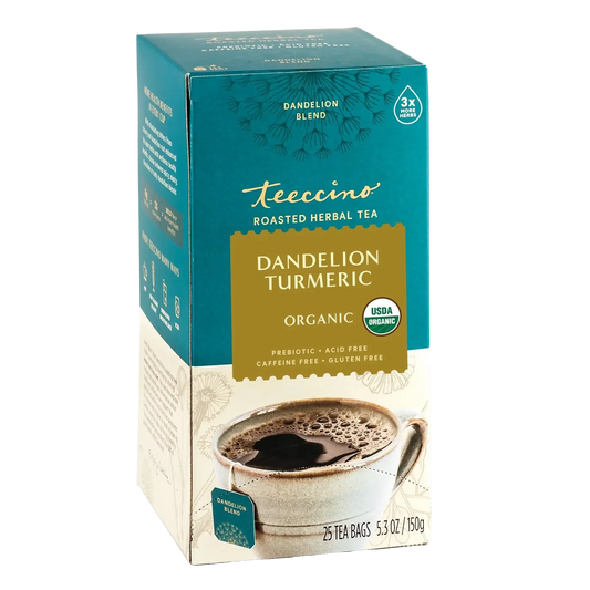 Té Herbal Asado de Diente de León y Cúrcuma