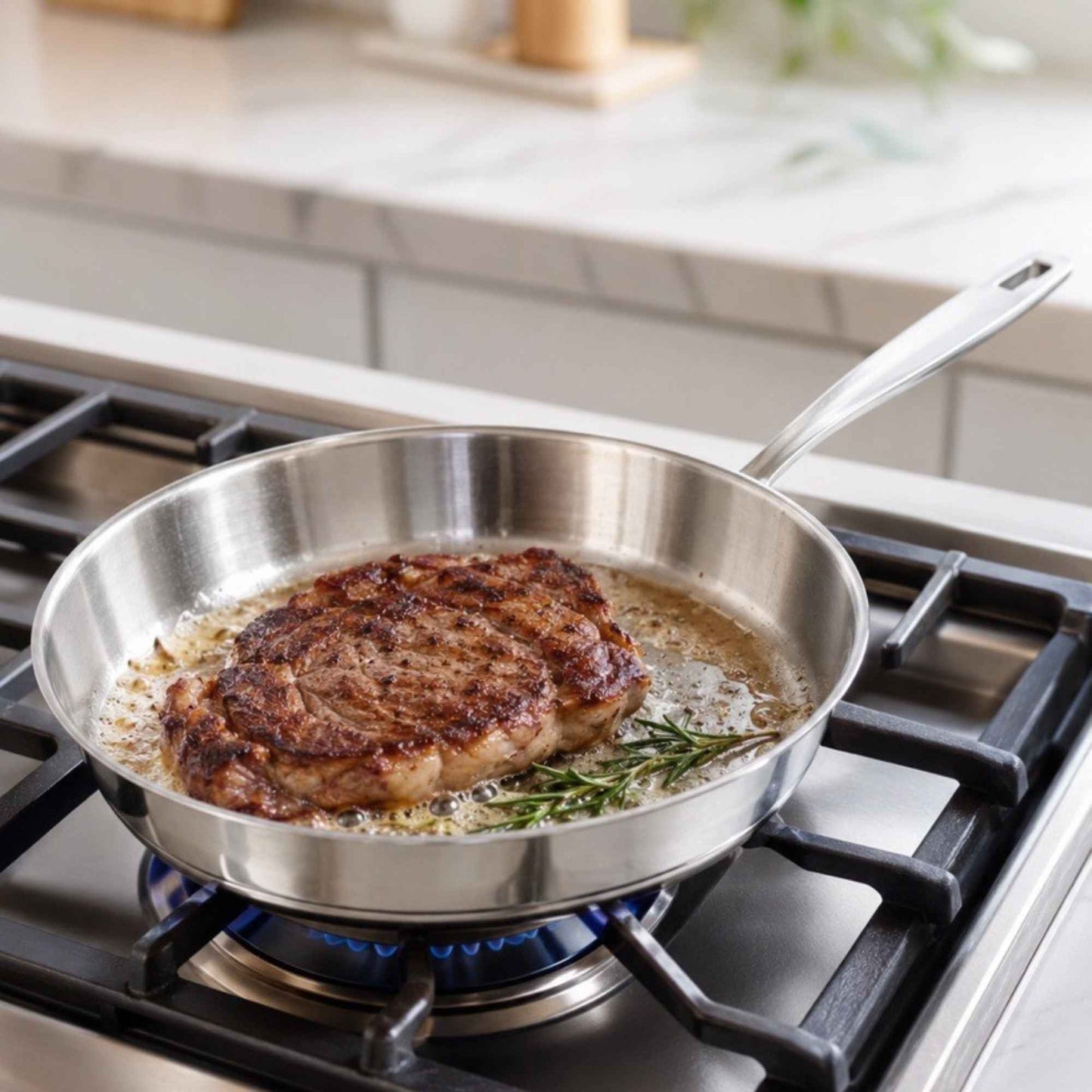 5-Ply Stainless Steel Frying Pan