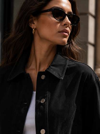 The Cropped Denim Jacket