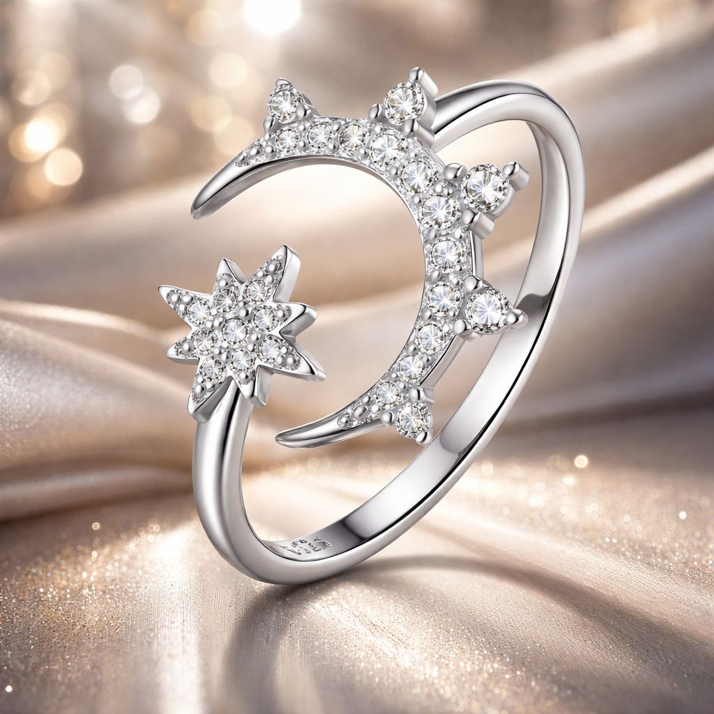 925 Sterling Silver Pavé Setting CZ Ring