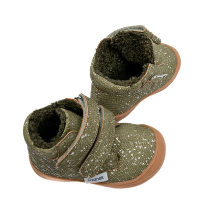 Little Hiker Kids' Barefoot Boots | Warm Sherpa-Lined & Water-Repellent