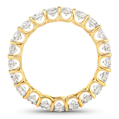 2.52 Carat Genuine Lab Grown Diamond 14K Yellow Gold Ring
