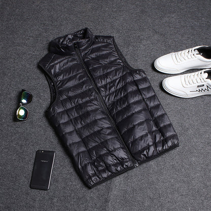 Men's Lightweight Cotton-Padded Jacket with Hood