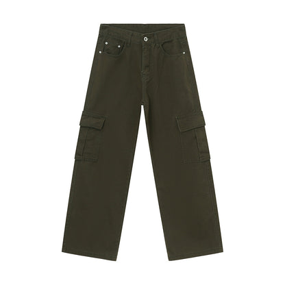 Wide Leg Cargo Jeans