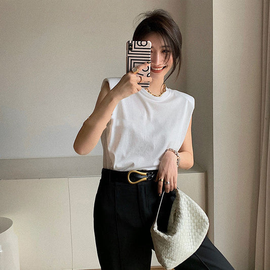 Camiseta sin mangas informal de verano 2020 para mujer
