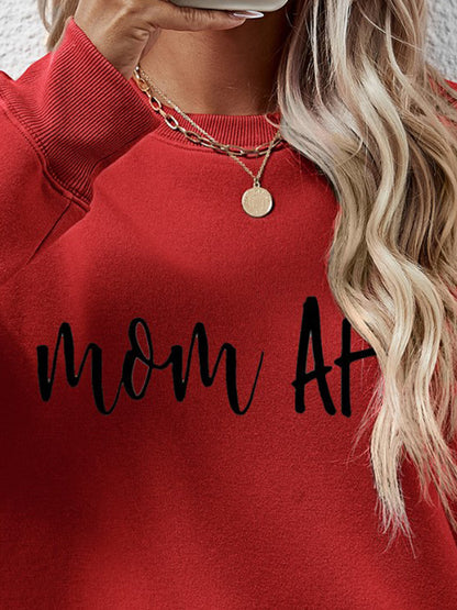 Letter Graphic Dropped Shoulder Sweatshirt